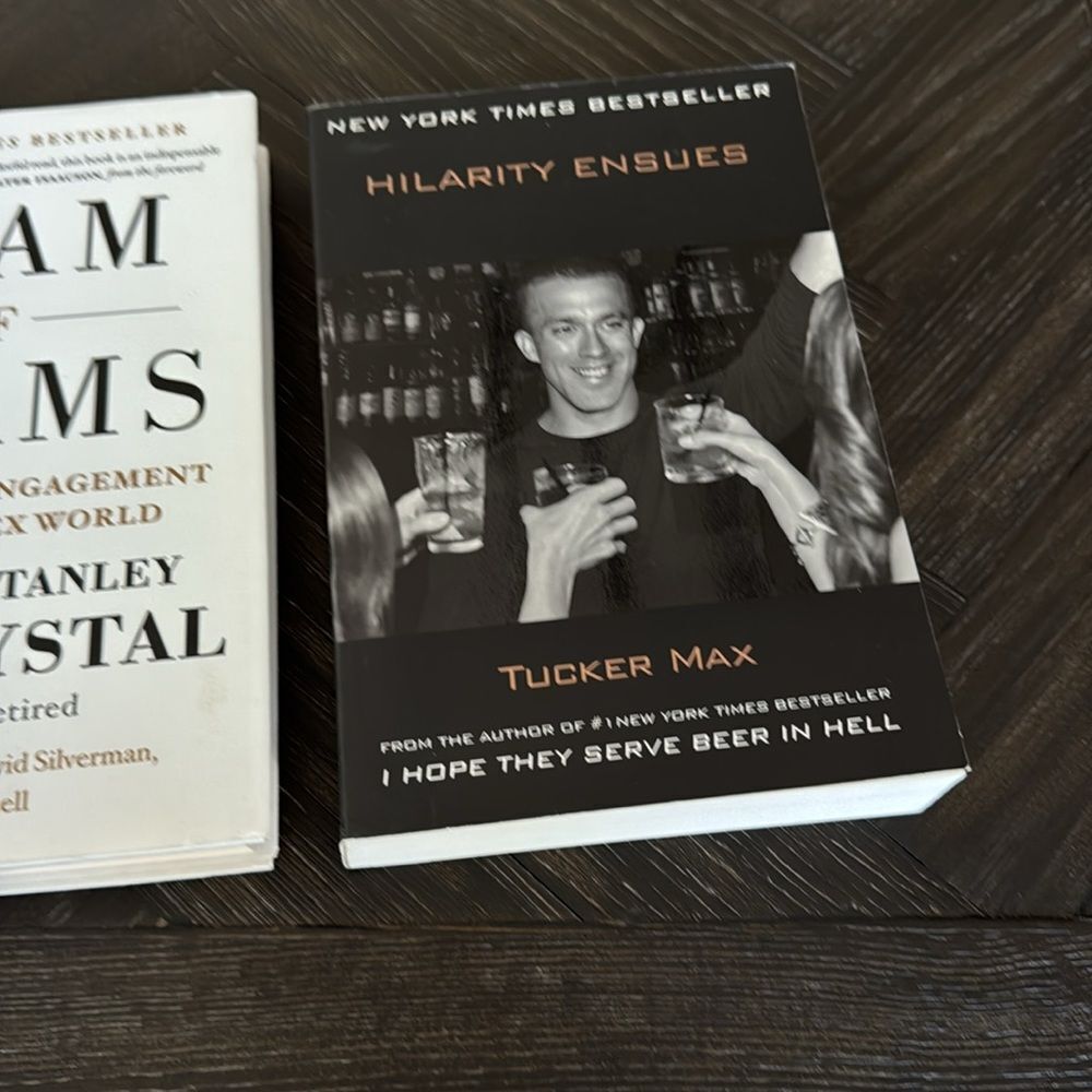 Neutral Decorative Coffee Table Books White Blue | Coastal Modern Home Office - Picture 4 of 4